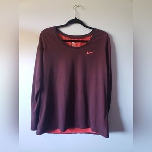 Nike Dry Fit Long-sleeve Shirt, Size XL Athletic Fit